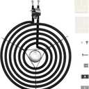 WB30X348 Electric Stove Burners 8'' 2350W By TOP-HEATER Upgraded 235217 Fit GE Hotpoint RCA Stove coil surface Element Replace WB30X0214, WB30X0215, WB30X0324,WB30X367, WB30X5037, WB30X5038, 1 Pack