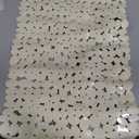 SONGZIMING Bathtub Mat Non Slip Pebble Bath Shower Mat with Drain Holes, Suction Cups Mat for Tub (16" W x 35" L,Beige)