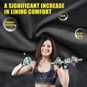 HOZMOZ Ventilated Weight Lifting Gloves, Thick Padded Workout Gym Gloves with Full Palm Protection & Grip & Shock Absorption for Women & Men's Fitness Exercise Training, Medium