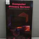 Computer Privacy Screen Filter 27 Inch, 9H Hardness Hanging Computer Screen Privacy Shield Compatible with 16:9 Widescreen Monitor, Eye Protection and Blue Light Blocks