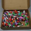 120 Pcs Multicolor Christmas Ballpoint Pen 4-Colors-in-1 Retractable Christmas Tree Santa Snowman Ballpoint Writing Pen for Holiday Xmas Stocking Fillers Gift Party Favors