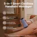 ZDEER Lymphatic Drainage Massager, Cupping Tool for Massage Therapy, Hot Stones Gua Sha Tool with Heat, 6 Levels for Muscle Relaxation & Circulation with 2 Essential Oils