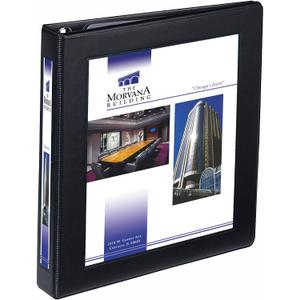 Avery Heavy-Duty Framed View 3-Ring Binder, 1" EZD Rings, 1 Black Binder (68054)