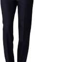 Lee Women's Secretly Shapes Regular Fit Straight Leg Pant (8, Black)