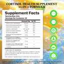 Cortisol Supplements Liquid Drops Hormone Harmony for women,11-in-1 Balance Complex Cortisol Manager with Ashwagandha,Rhodiola,Chasteberry,L-Theanine,Magnesium,Folate,Calm/Mood Support(2 FL.OZ,Lemon)