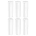 ABOOFAN Foam Cylinders for Crafts 6pcs White Foam Cylinders Shape Craft Foam Sticks Modeling DIY Crafts Polystyrene Cylinder Painting Cylinders Chritstmas Ornament 12.5cm*3.5cm