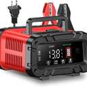 E-FAST Battery Charger 0-20A 12/24V Lifepo4 Lead Acid Automatic Smart Car Battery Charger, Trickle & Pulse Repair, Automobile Battery Maintainer for Car Truck Motorcycle Lawn Mower Boat