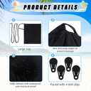 2 x Bylion 2 Pack Beach Shade Accessories Beach Canopy Wind Assist