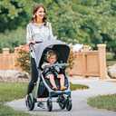 Chicco Bravo Quick-Fold Stroller - Black | Black
