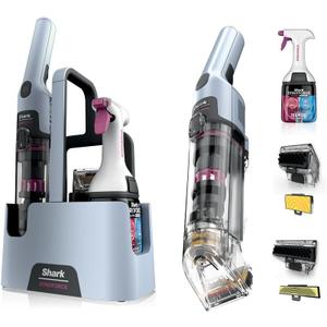 Shark StainForce Cordless Spot Cleaner, Dual-Activated Easy Spray Formula, OXY-Powered Cleaning, Indoor + Outdoor, Carpets, Upholstery, Car Seats & Stairs, Pet Urine & Odor Remover, 5" Tool, HX102BRN