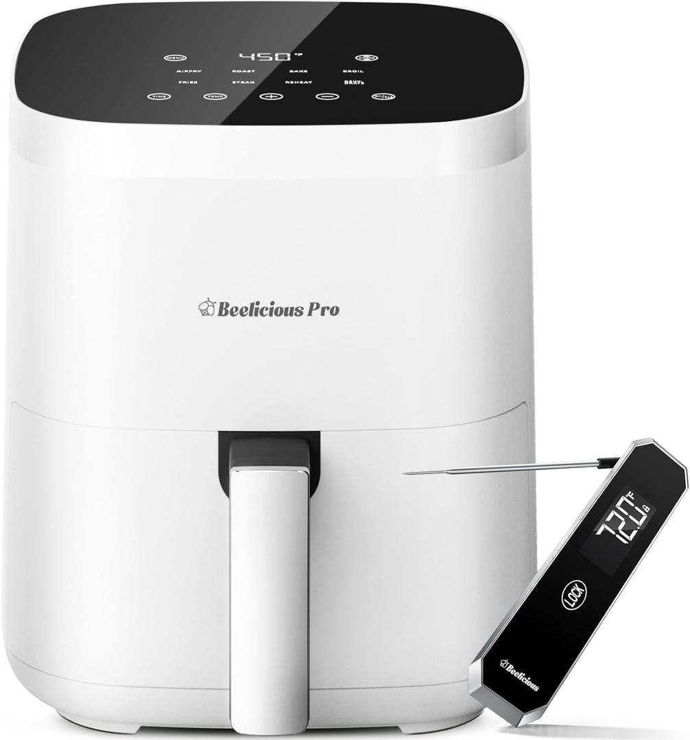 LockView FM151 Meat Thermometer with Temp Lock & Auto-Resume for 8-in-1 Digital Airfryer