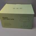 Mushroom Lamp Table Lamp for Night Stands, Mid Century Modern Desk Lamps for Bedroom, Vintage Dimmable Bedside Small Lamps, Cute Cool Home Room Aesthetic Decor for Living Room (Orange)