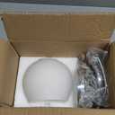 Mobestech Wall Light Modern Globe Lampshade LED Wall Sconce with Pull Chain Swith for Home Living Room Bathroom Staircase Hallway