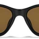 MUDIWRLO Wrap Around Sunglasses for Women Men Curved Rectangle Sun Glasses Fashion Trendy Fashion Shades(Brown)