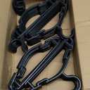 GoodtoU 80pcs White Baby Clothes Hangers for Closet - 10.24" Bulk Small Kids Plastic Hangers for Mom Baby Childrens Infant Child Organzization (80Pack)