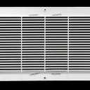 30" x 8" HVAC Return Air Grille - Plastic Never Rust Vent Duct Cover - for Wall & Ceiling [Outer Dimensions: 32w X 10" h]