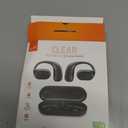 iLive Electronics 16mm Driver Clear Truly Wireless Open Ear Earbuds, Black, IAEBTO34B