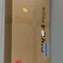 Metal Freestanding Dog Gate with Door, Extra Wide 81", 31" Height Foldable Dog Gates for Doorways, Tall Pet Fence Indoor Outdoor Pet Gates, 4 Panels Pet Barrier for Stairs Hallways, Black