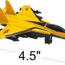 ArtCreativity Diecast Fighter Jet Toys, Set of 4, 4.5 inches Military Airplane for Kids with Pullback Action, Colorful Air Force Toys, Birthday Gift, Army Party Favors, Cake Topper, Room Decorations