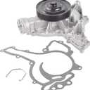AW6142 Professional Water Pump with Gasket Compatible with 2006-2007 Mercedes-Benz C230 2008-2011 Mercedes-Benz C300 2006-2011 Mercedes-Benz R350 2005-2011 Mercedes-Benz SLK350