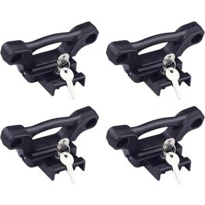 Mokort 4Pcs Foldable Truck Bed Tie Down Anchors Boxlink Cleats Compatible with Ford F150 F250 F350 & Raptor 2015-2024 2025
