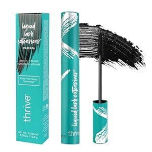 Thrive Mascara Liquid For Lash Extensions Mascara-Brynn Thick And Slender,Waterproof And Sweat Resistant (Black 10.7G/0.38 Oz)