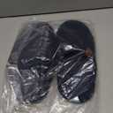 ONCAI Men's House Slippers, Cushion Memory Foam Shake Fleece and Man House Shoes with Faux Fur Lining and Indoor Outdoor Rubber Soles US Size 9