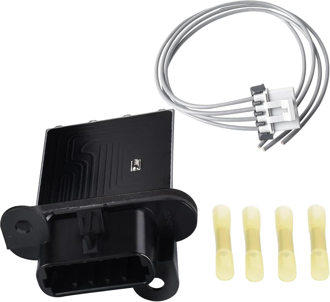 973-582 HVAC Fan Blower Motor Resistor Kit with Wire Harness Compatible with 2005-2018 Toyota Tacoma Replaces 87138-04052, RU746, RU1435, JA1772, 4P1650