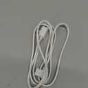 AGVEE 5ft 90 Degree Right Angle TV Power Cord, 2 Prong Figure 8 IEC C7 C8 18AWG Cable, Space-Saving Low Profile Wall Plug for Samsung LG Sony TV, PS5, PS4, Xbox, Printer, White