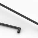 Asidrama 10 Pack 10 Inch(256mm) Matte Black Cabinet Pulls Cabinet Handles Cupboard Handles Kitchen Cabinet Hardware for Cupboard Drawer Pulls (10" Hole Center)