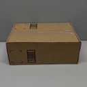 DREAM PAIRS Women's High Chunky Heels Square Toe Block Ankle Strap 3 inch Comfortable Heeled Sandals For Formal Wedding Party Dress (8, Brown)