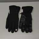 krosa Winter Gloves For Men Women Made with 3M Thinsulate, Waterproof Ski Gloves for Cold Weather with 10 Touchscreen Fingers (Medium, Black)