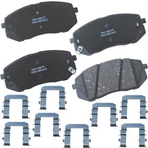 Bendix Premium SBC1295 Ceramic Front Brake Pads for Hyundai Sonata 2015, Tucson 2017-2010, Kia Cadenza 2016-2014, Rondo 2012-2007, Soul EV 2017-2015, Sportage 2016-2011