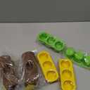 2 Pack Dog Toys for Aggressive Chewers, Interactive Indestructible Dog Toys to Keep Them Busy, Durable Dog Frozen Treat Toy for Large & Medium Dogs, Reduces Anxiety & Extends Playtime, Brown