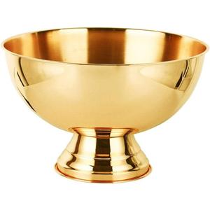 Stainless Steel Bowl | Ice Cooler Buckets | Beverage Tub | Beverage Bucket | Champagne Bowl | Cooler | Party Tub 13.5L,Gold