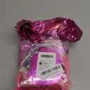 Amandir 105 Pcs Galentines Day Decorations, 16'' Happy Galentines Balloons Banner Hot Pink Foil Heart Balloons Hanging Heart Garlands for Ladies Bachelorette Galentine's Valentines Day Party Decor