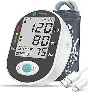 Blood Pressure Monitors, Bp Monitor  Blood Pressure Machine Large Cuff Blood Pressure Monitor Upper Arm Cuff 8.7''17.3'', Large Screen, 2 Users Total 198 Memories
