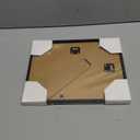 Egofine 8x10 Aluminum Picture Frame Display with Mats for 4x6/5x7 or 8x10 without Mat, Metal Picture Frame Covered by Plexiglass for Tabletop and Wall Mounting, 1 Pack, Black