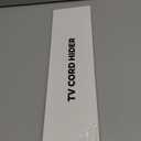 Yecaye TV Cord Hider, 42in Cord Cover, Large Cable Hider, Wire Covers for 4 Cords, Cable Raceway Wire Hider, Wire Hiders for TV on Wall, Cable Cover Cord Concealer, W1.18in H0.6in, White