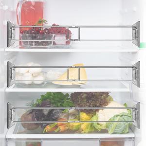 (3-Pack Adjustable RV Fridge Bar, 6.7"–13" Stainless Steel Refrigerator Tension Rods for Camper, Trailer, Motorhome, and Kitchen Cabinet Organization Accessories