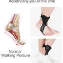 AFO Drop Foot Brace for Walking - Upgraded, Comfortable & Efficient, Adjustable, For Achilles Tendonitis, Plantar Fasciitis, Stroke, TBI, ALS, MS, Bone Fracture, ASO(Left, Medium)