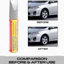 5 x ESEWALAS Car Paint Pen,Car Paint Repair,Car Repair Scratch Remover,Touch Up Paint for Cars,Car Accessories Car Scratch Repair Paint Pen,Car Touch Up Paint Pen for Car Deep Scratches (Silver)