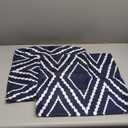 Adabana Outdoor Waterproof Throw Pillow Covers Set of 2 Boho Geometric Pillows Cover for Patio Garden 18 x 18 Inch Navy Blue