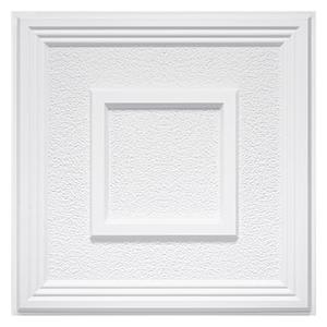 STICKGOO PVC Ceiling Tiles, 2'x2' Glue Up Ceiling Panel Popcorn Textured White to Prevent Breakage Cover 48 Sq. Ft, Pack of 12 Tiles - Amazon.com