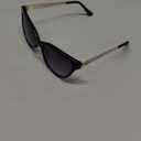 Quay - Women's Sunglasses, Polarized Cat Eye Lenses with UV Protection, Oversized Sunglasses (Confidential, Black)