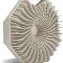 Sud Scrub Antimicrobial Silicone Body Scrubber, Exfoliating Body Scrubber for Sensitive Skin, Eco Friendly Shower Scrubber for Body, Silicone Body Brush for Showering, Clay