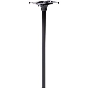 Architectural Mailboxes Coolidge Galvanized Steel Mailbox Post, Compatibility Code F, 7511B-10, Black