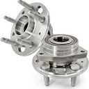 Pair 513288 Front or Rear Wheel Bearing Hub Assembly Compatible with Chevy Malibu 2013-2015 Impala 14-17 20, for Cadillac CTS XTS 13-17, for Buick Lacrosse Regal 11-17, for GMC Terrain 10-17, 5 Lugs OE Size, 513288