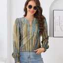 ETCYY Womens Long Sleeve Tops Dressy Casual Blouses Fall Pleated Tunic Trendy Tee Shirts 2026 Vacation Fashion Clothes (L)