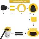 Mouse Trap Bucket with Auto-Reset Lid, Mouse Rat Trap Bucket Lid for Humane Rodent Control,5-Gallon Bucket Compatible-2PACK